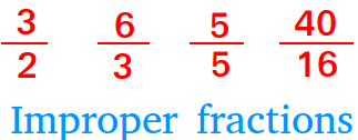 improper fraction examples